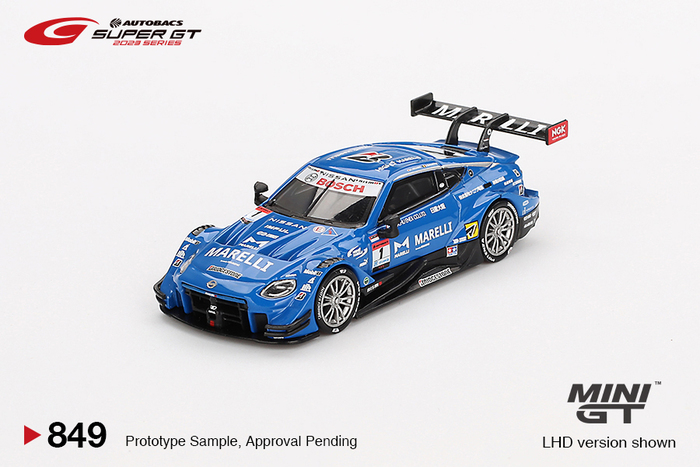 MINIGT 1/64 日產Nissan Z GT500 #1 MARELLI IMPUL Z TEAM IMPUL