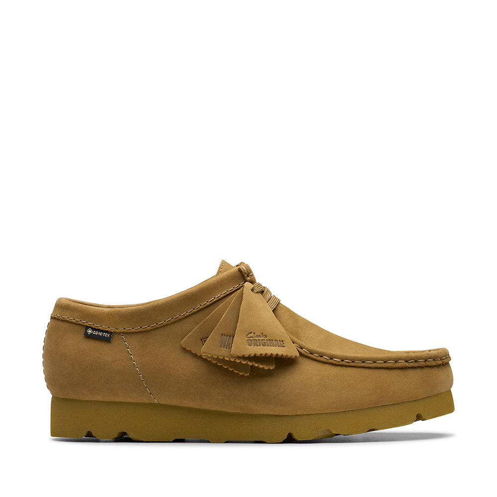 Clarks Originals- Wallabee原創工藝GTX防水袋鼠鞋(橡木色