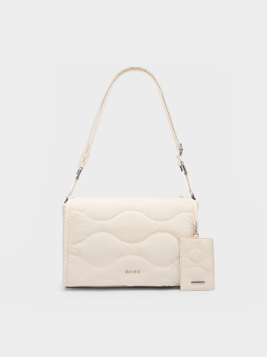 ■S'AIME■單肩尼龍A4包(附小圓零錢包)ショルダーバッグ/送料込 □S'AIME□單肩尼龍A4包(附小圓零錢包)ショルダーバッグ/送料込
