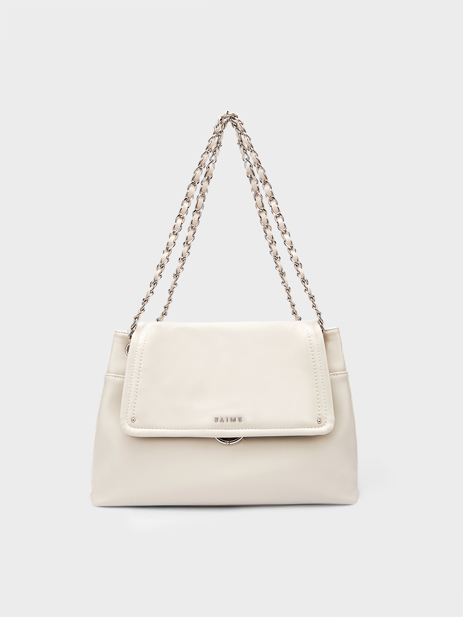 送料込★S’AIME★皮穿錬掀蓋流浪方包 M★2wayショルダーバッグ S'AIME 皮穿鍊掀蓋流浪方包(M)｜ S'AIME東京企劃