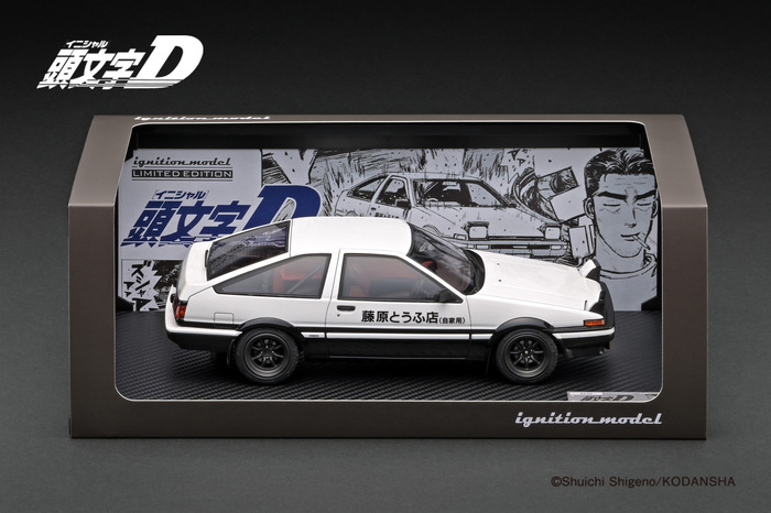 附文太Ignition model 1/18 頭文字D 藤原文太INITIAL D AE86 Toyota