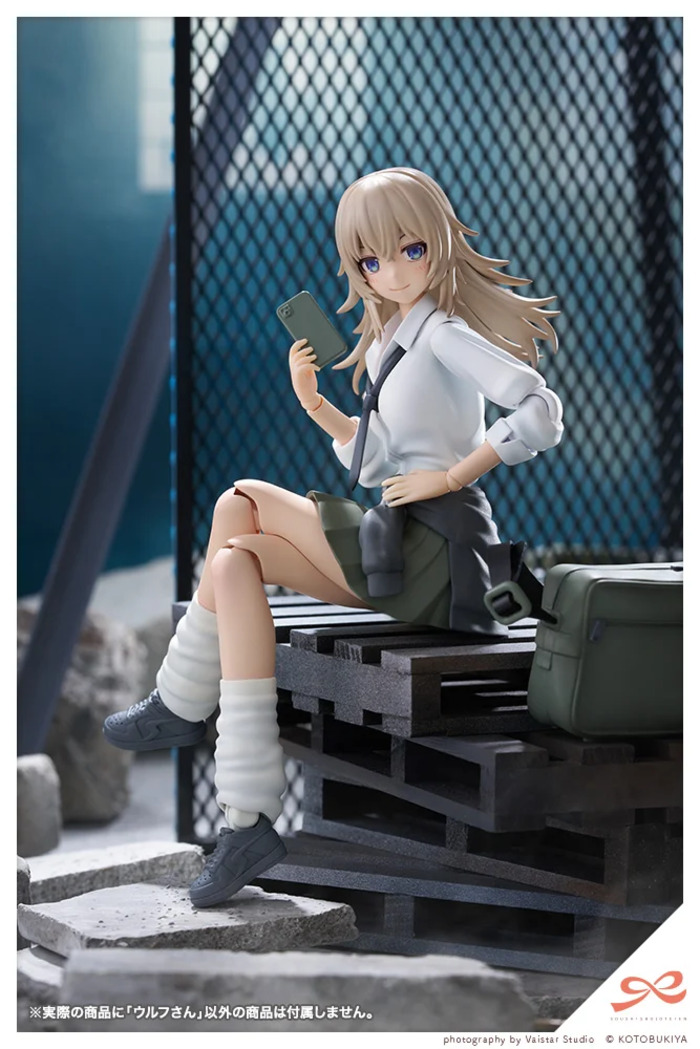 Kotobukiya 壽屋1/10 創彩少女庭園狼小姐組裝模型JK064