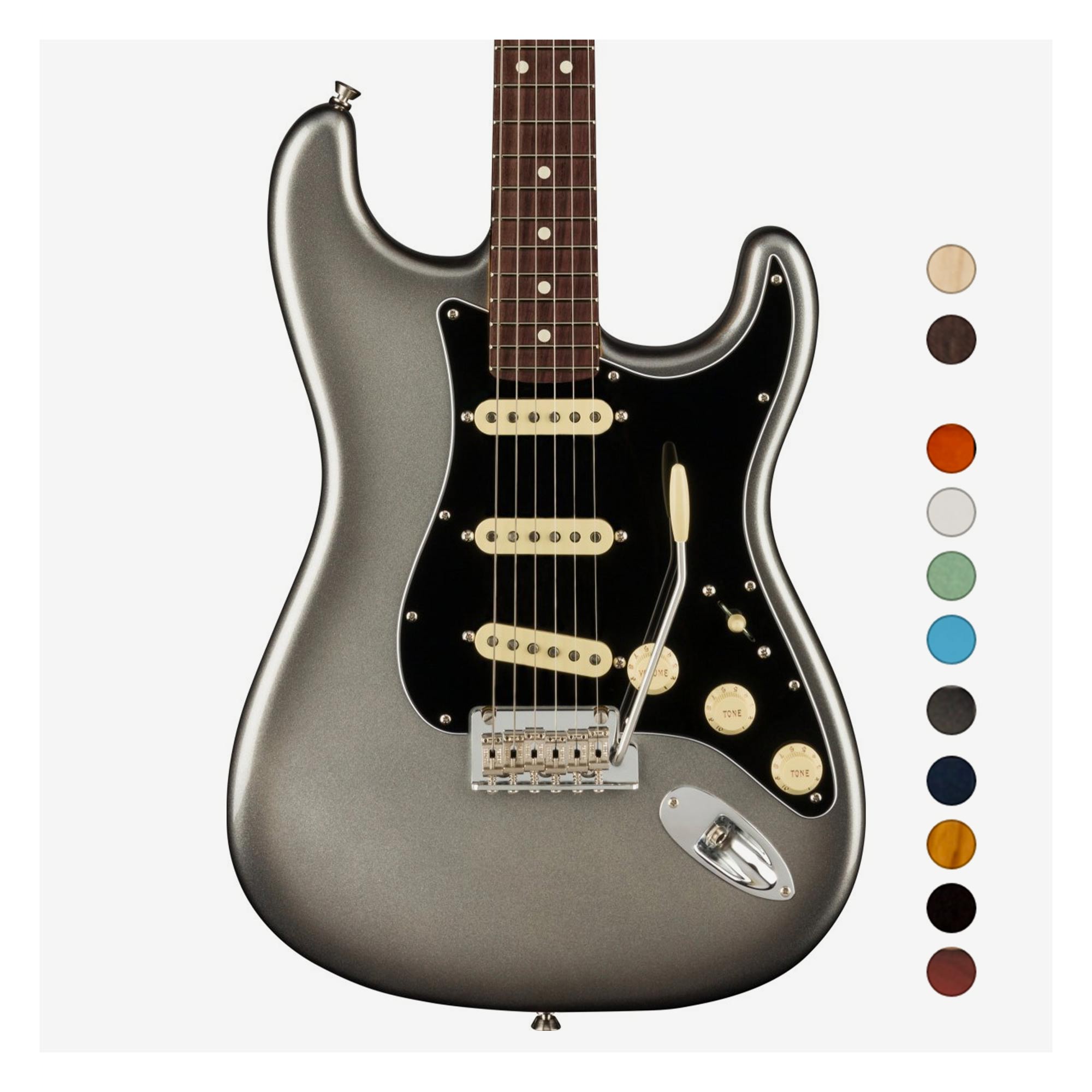 Fender American Professional II Stratocaster 美廠單單單小搖座水星