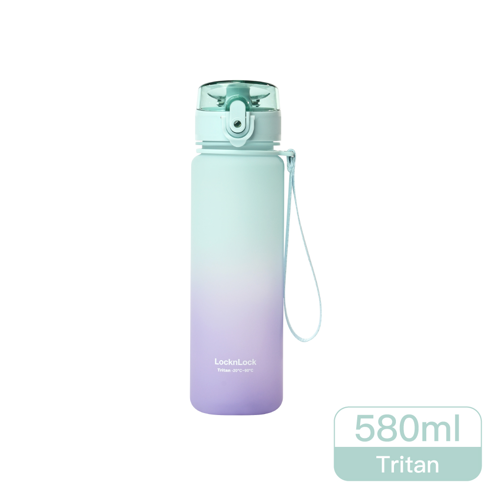 樂扣樂扣夢幻漸層Tritan水壺/580ml/藍紫風鈴草(ABF541BLU)