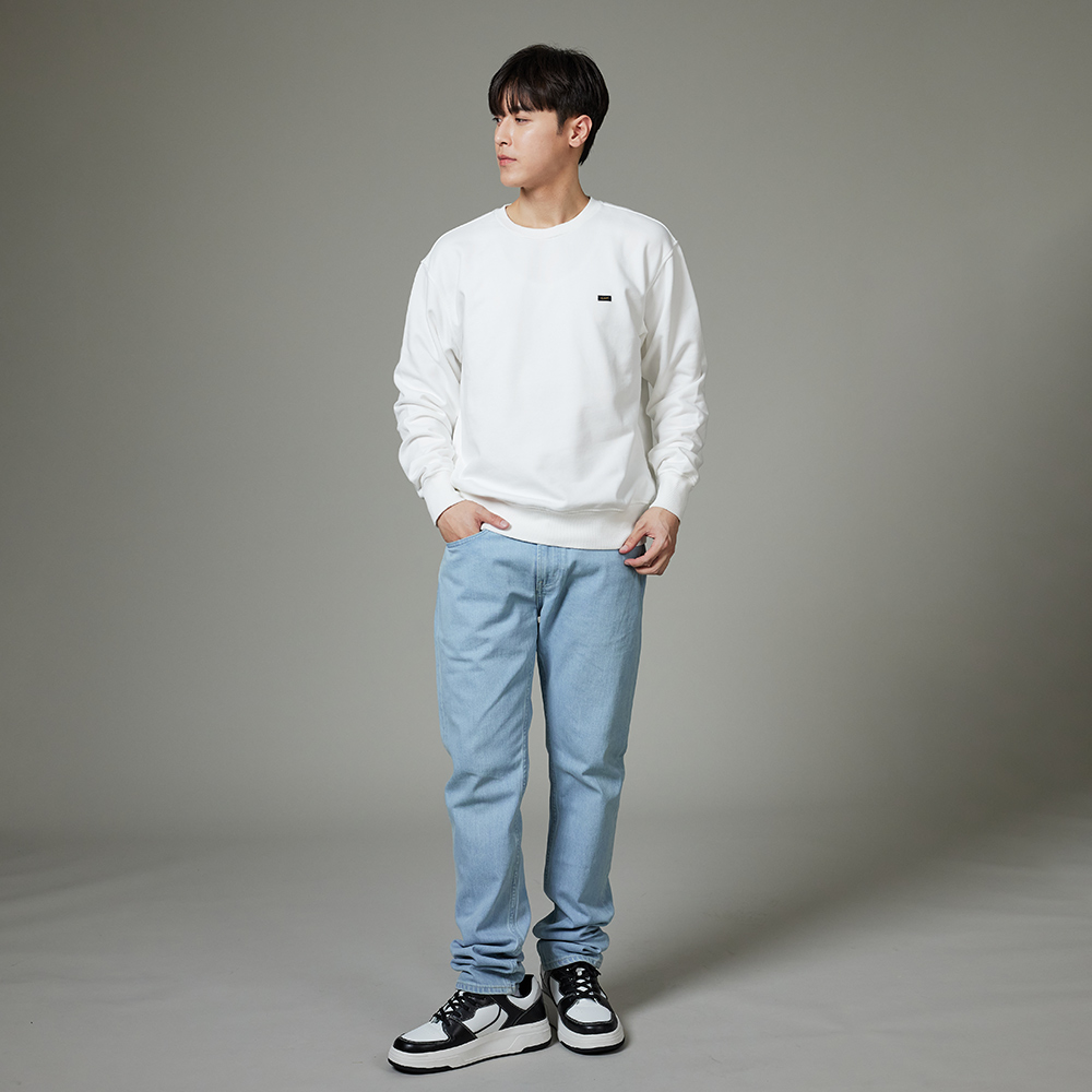 Lee 男款705 中腰標準小直筒牛仔褲淺藍洗水| Modern