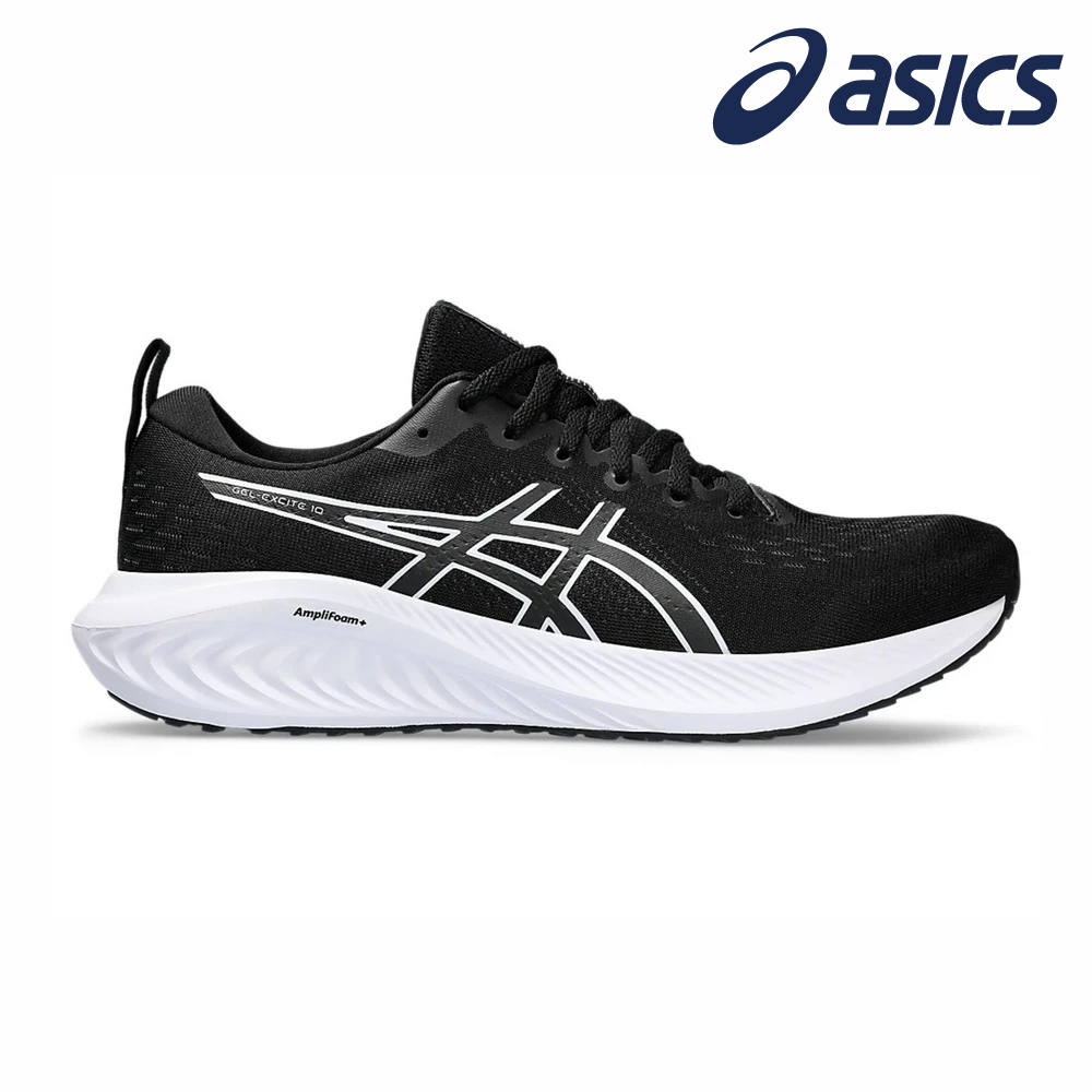ASICS GEL-EXCITE 10 慢跑鞋【超寬楦】1011B599-003 黑白｜4E