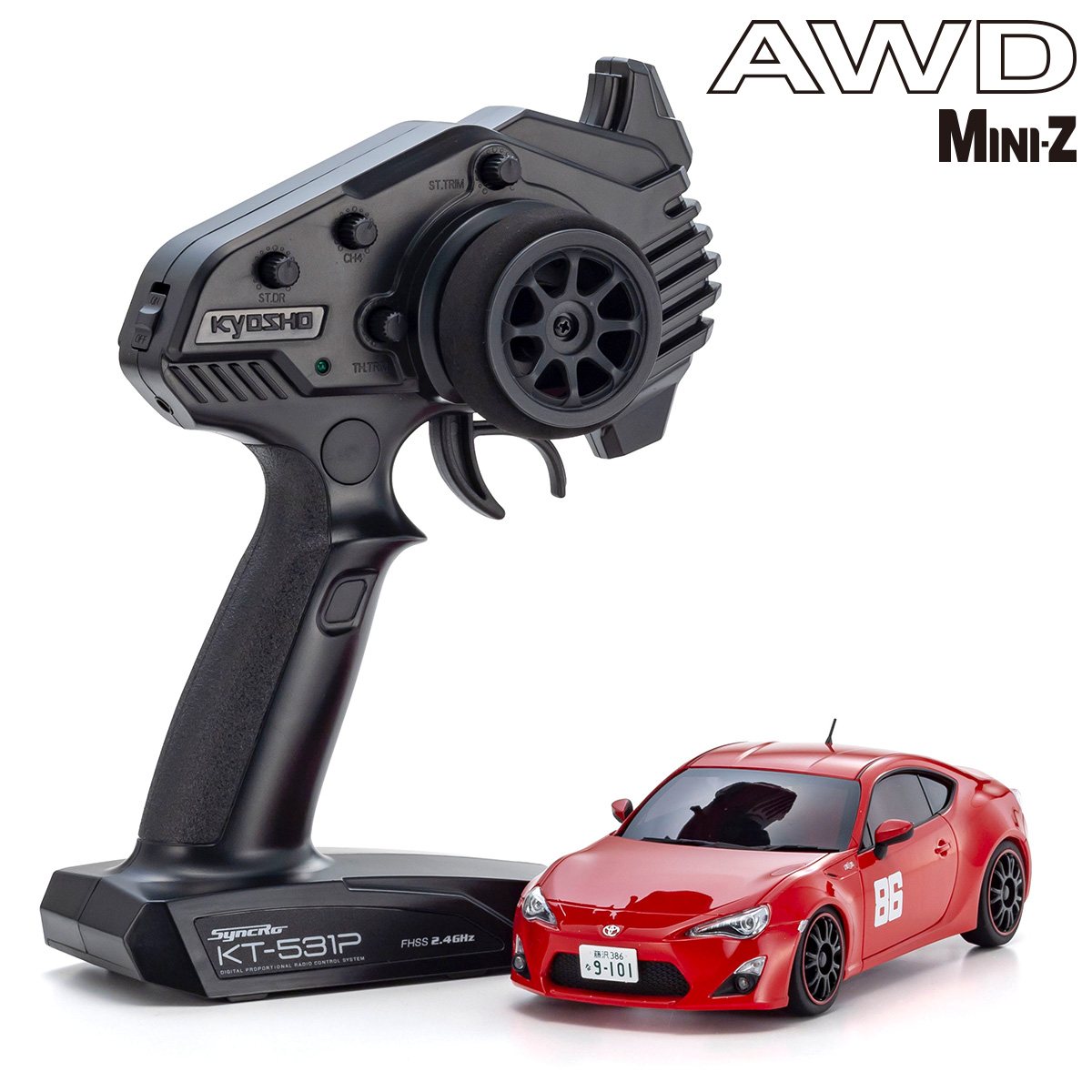 SJHOBBY｜32650MF MINI-Z AWD Toyota 86 MF GHOST