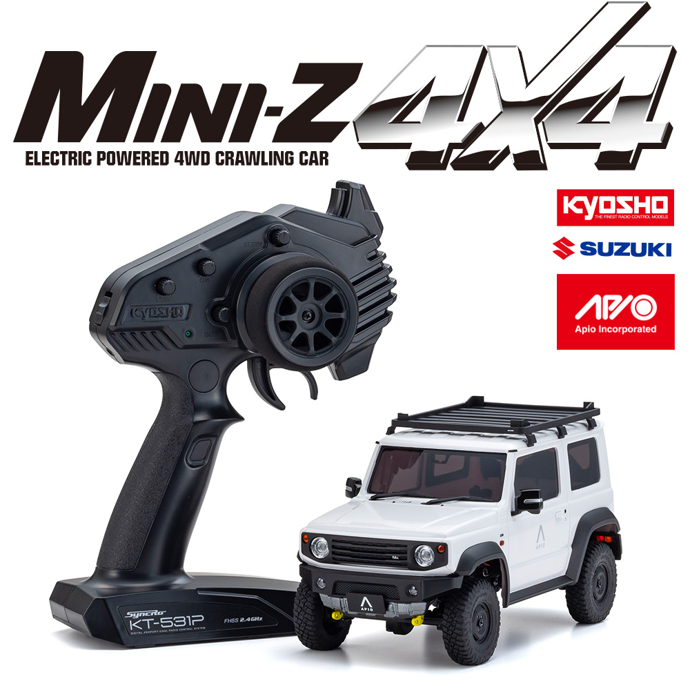 ホビーラジコン KYOSHO Mini-Z 4x4 Suzuki Jimny TS4 KYOSHO 電動ラジコンカー MINI-Z 4×4シリーズ レディセット スズキ