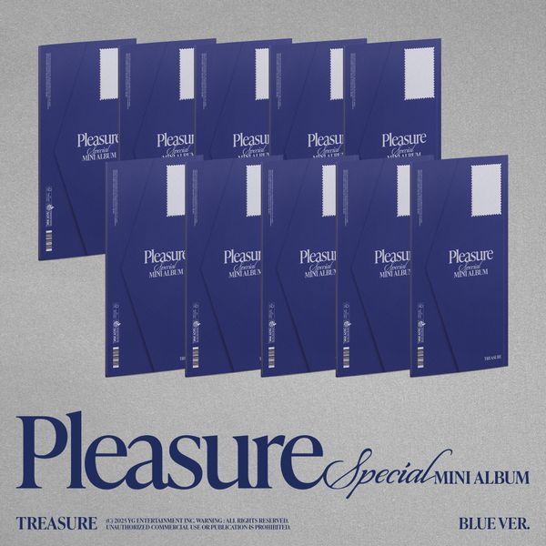 TREASURE - PLEASURE [SPECIAL MINI ALBUM] (BLUE VERSION) | Popular