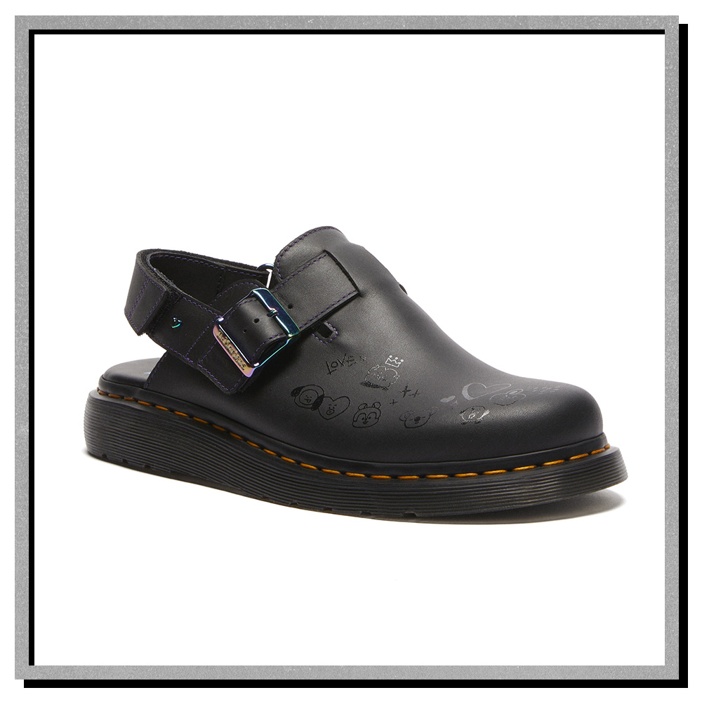 DR. MARTENS 馬汀大夫休閒鞋Jorge II BT21 Slide Sandal Black | 熱銷