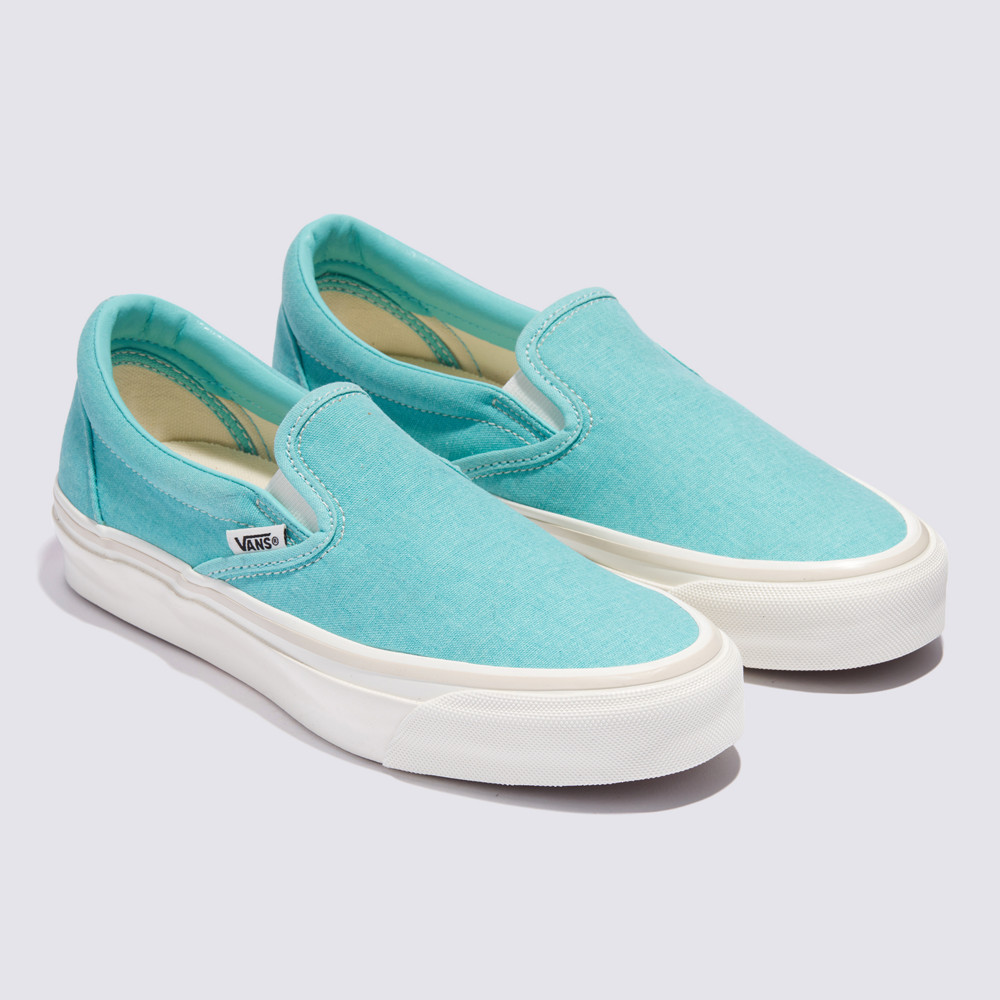 VANS★MTE SLIP-ON REISSUE 98★SALT WASH POOL BLUE Vans MTE Slip-On Reissue 98 男女款水藍色滑板鞋