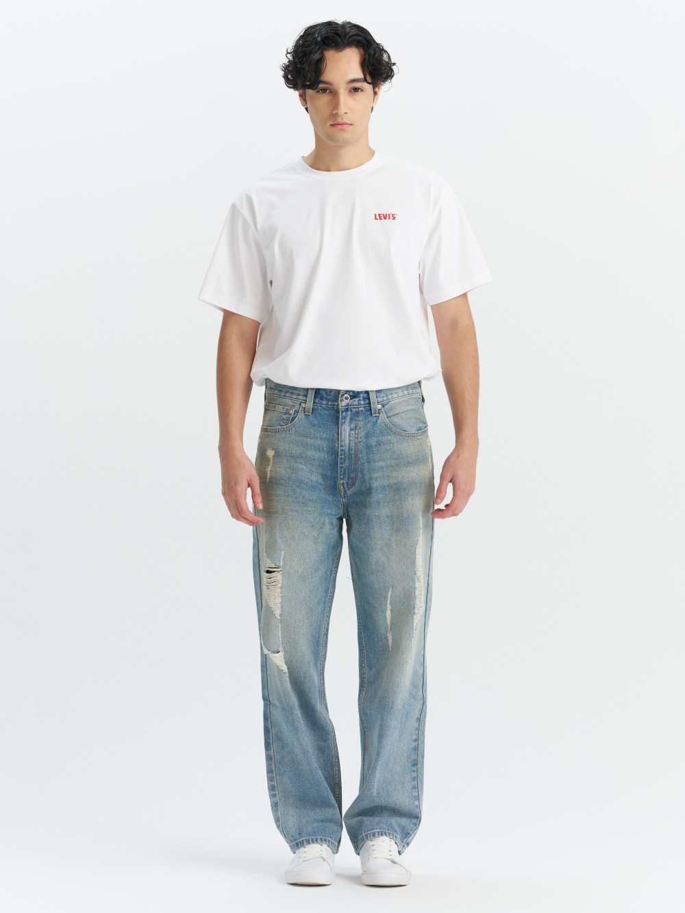 ③純銀　銀盃　48g Levi's® SILVERTAB™ 銀標系列Loose 男款低腰寬鬆牛仔褲熱賣單品