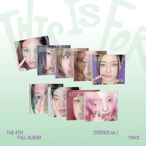 TWICE 4枚セット TWICE - 正規四輯 [THIS IS FOR] (DIGIPACK版)|人気おすすめ|微樂客