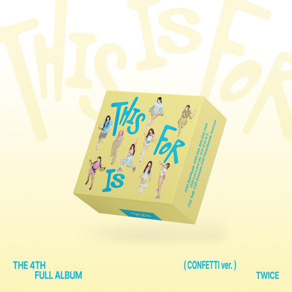 TWICE - 正規四輯 [THIS IS FOR] (CONFETTI版)|人気おすすめ|微樂客