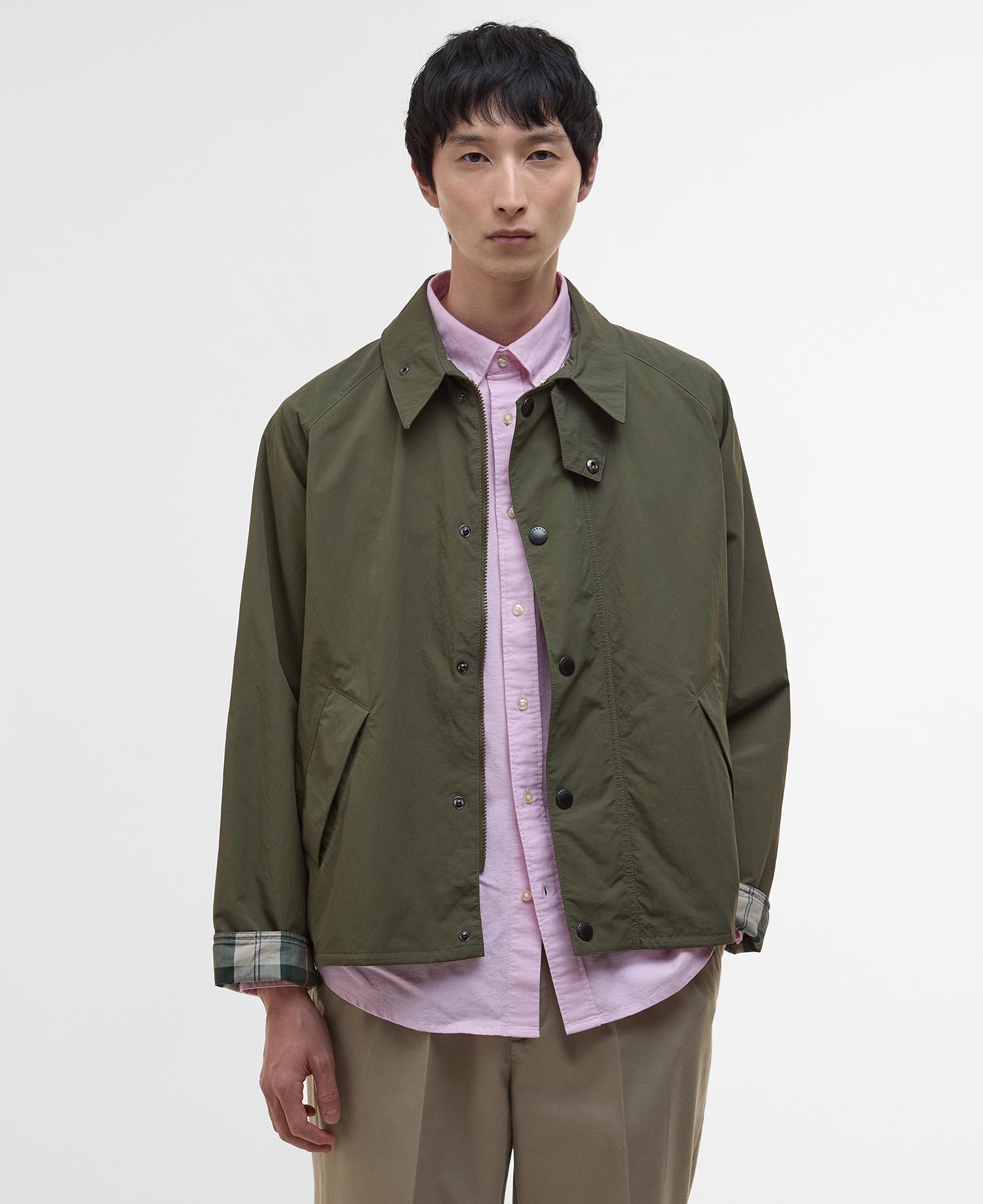 Barbour　NEW TRANSPORT JACKET　撥水　1701080 BarbourTransportWaxJacketOlive