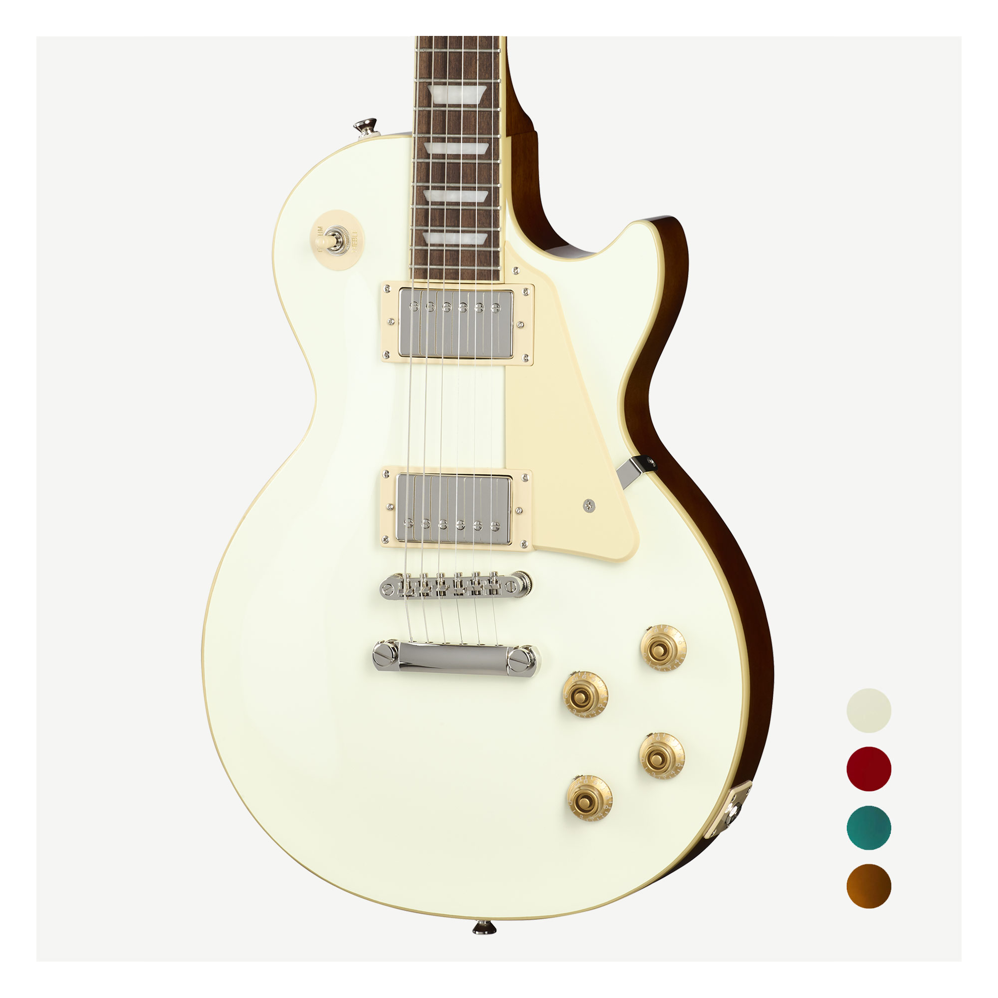 Epiphone Les Paul Standard 50s Plain Top Classic White 電吉他雙雙