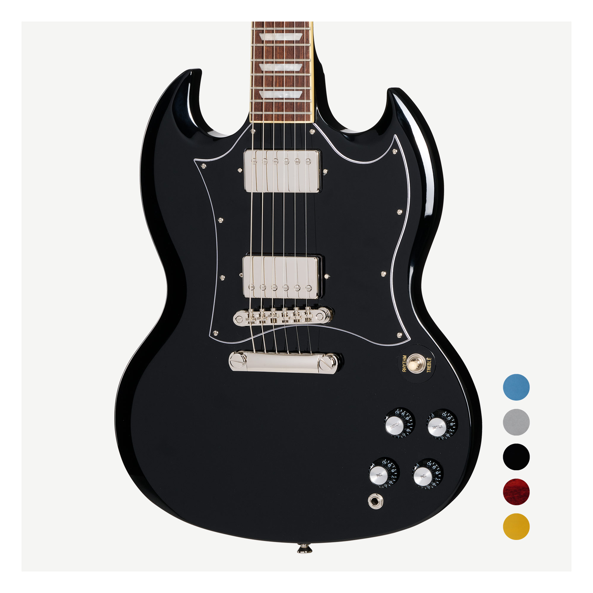 Epiphone SG Standard 雙雙無搖座烏木黑Ebony 印度月桂木指板電吉他