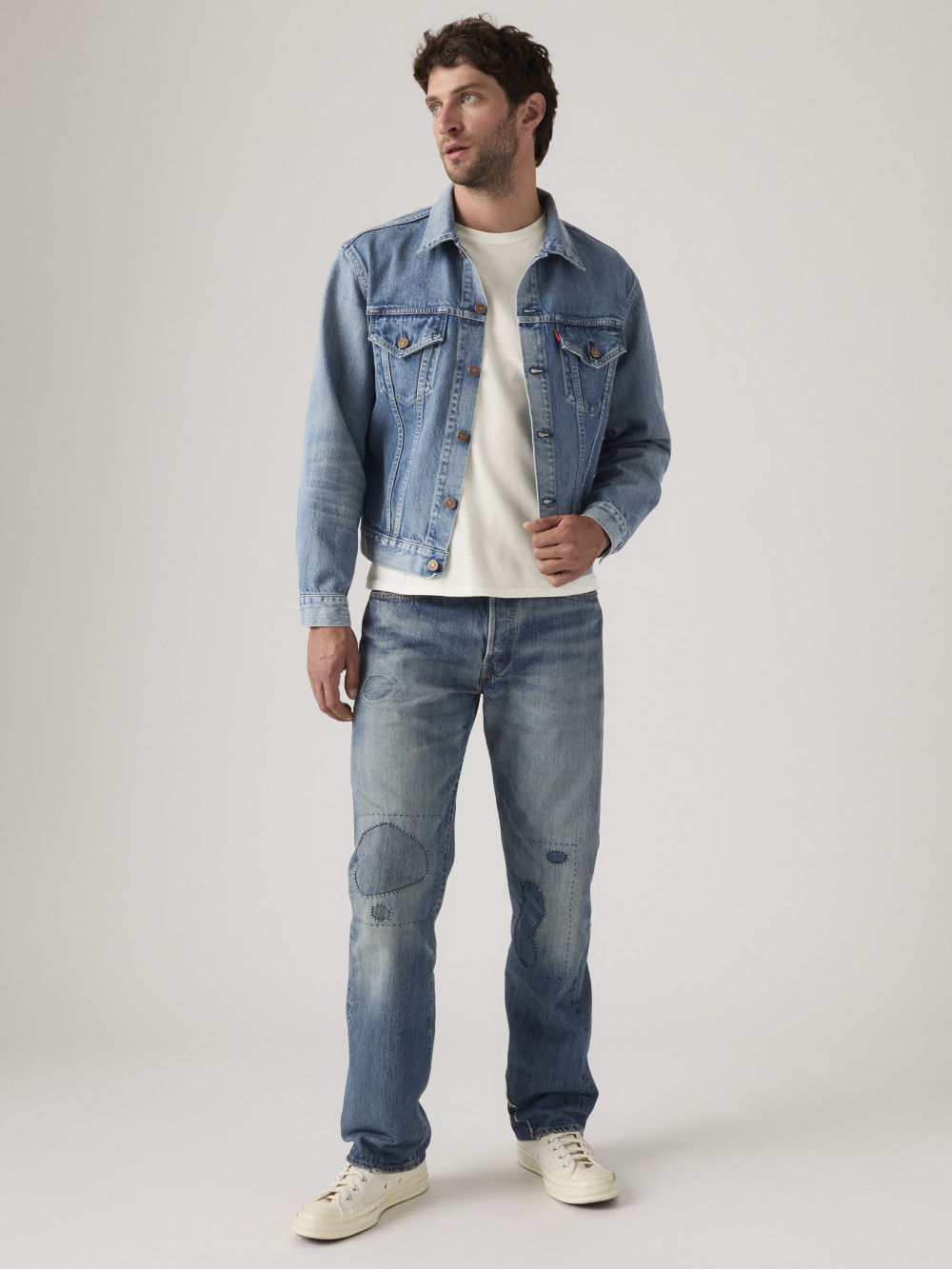 LEVI'S® VINTAGE CLOTHING 1947's 501®XX 赤耳丹寧牛仔褲/ LVC / 破壞