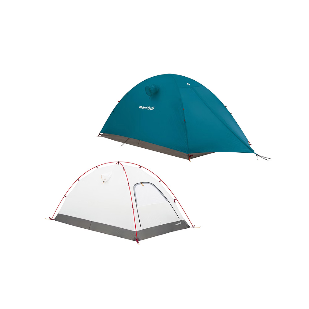 Mont-bell】STELLARIDGE TENT 2 帳篷(含內帳) 孔雀藍1122654
