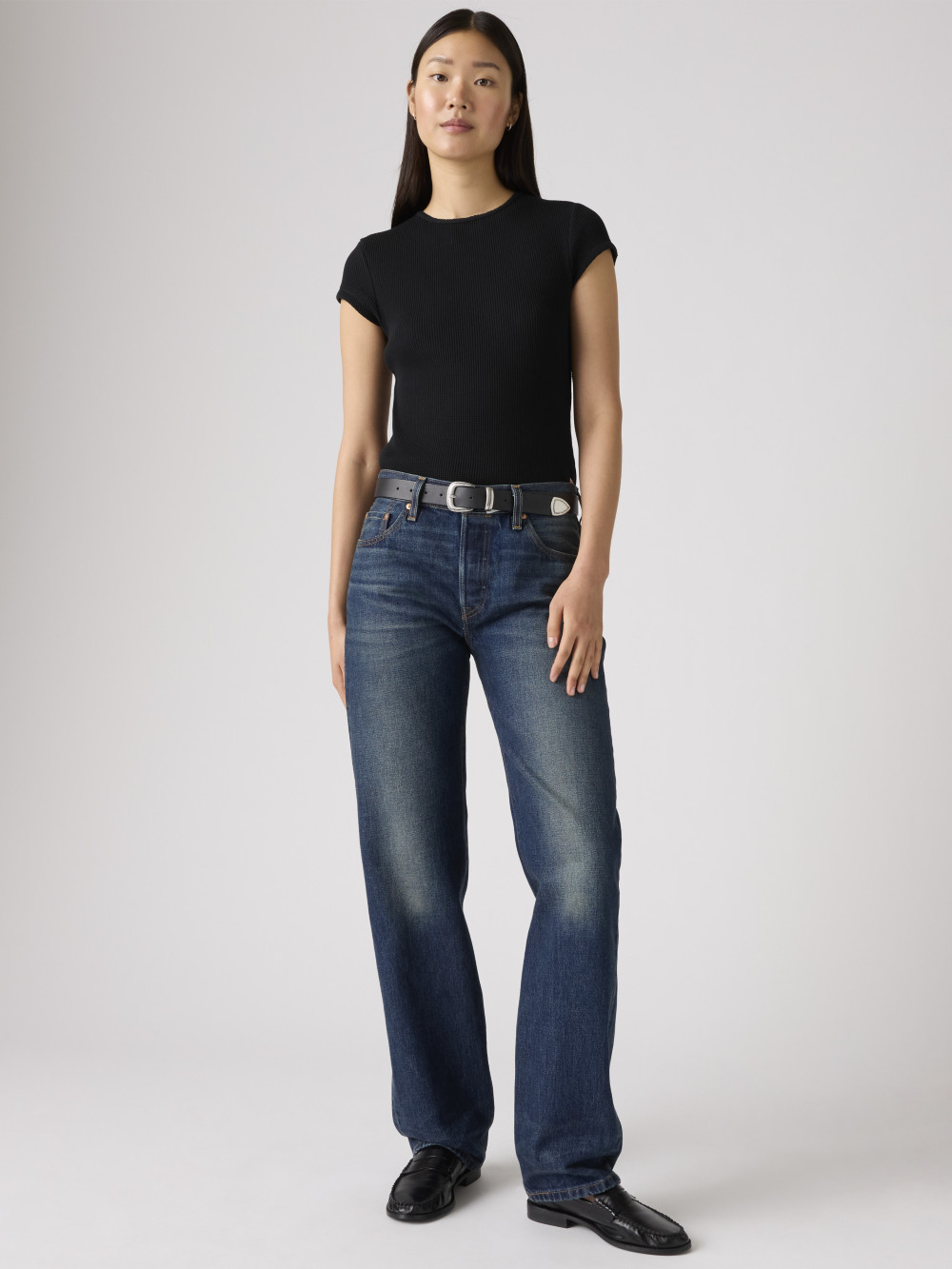 Levi's® 501® 90's 中腰直筒牛仔褲/ 赤耳面料熱賣單品｜A1959-0086