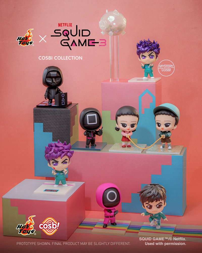 HOT TOYS CBX299 魷魚遊戲2 Q版公仔第2彈盲盒套組(8入)