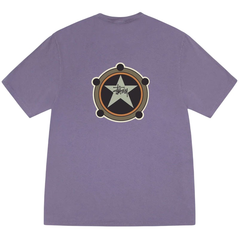 STUSSY 1905157 RANGER PIGMENT DYED TEE 短T (水洗紫色)
