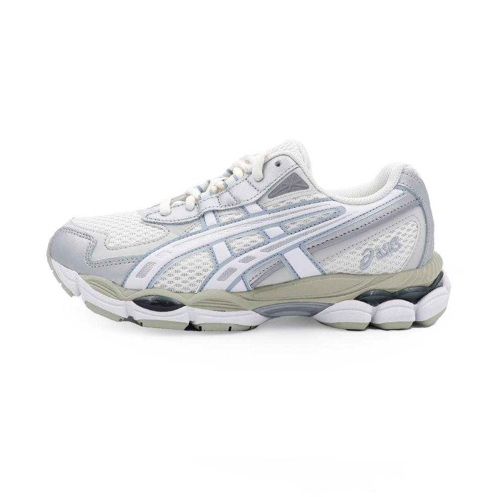 ASICS GEL NYC 2055 白藍復古休閒運動鞋男女款B6606【新竹皇家1203A542