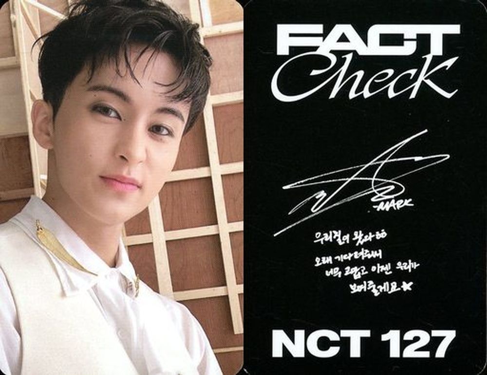 NCT 127/標記(MARK)/附帶印刷版簽名・留言/光盤「FACT Check」(Exhibit