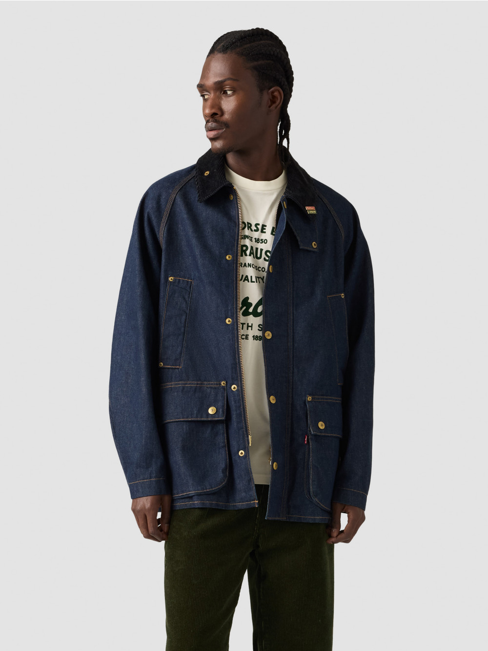 LEVI'S®X BARBOUR Bedale 工裝外套/ 原色人氣新品｜003FP-0000