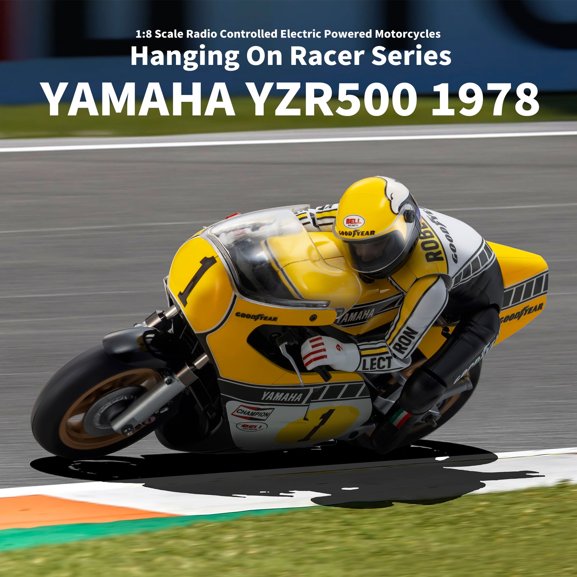 34936T1 1/8 Hanging On Racer Series YAMAHA YZR500 1978 KIT