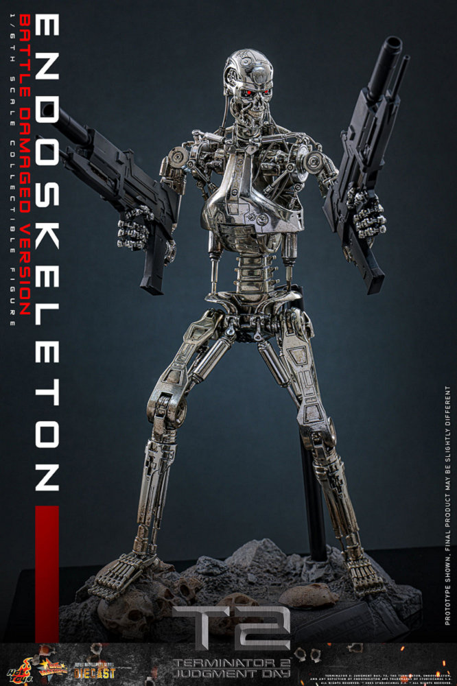 預購】HOT TOYS MMS840D77 魔鬼終結者2 T-800 戰損版
