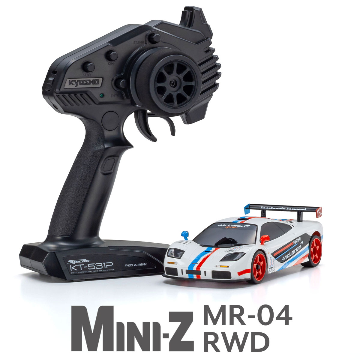 32372KE MINI-Z RWD MR-04 readyset McLaren F1 GTR Kyosho Europe