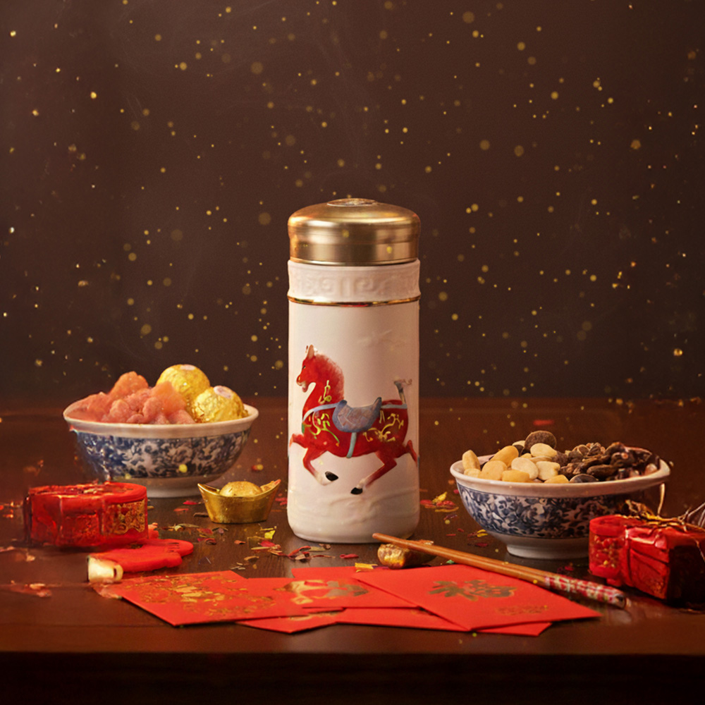 盛世寶馬-漢代汗血寶馬隨身杯330cc-乾唐軒ACERA官方商城/馬年限定杯