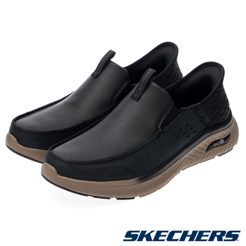 SKECHERS 男休閒系列瞬穿舒適科技ARCH FIT CROSSER (205342BLK) | 熱銷