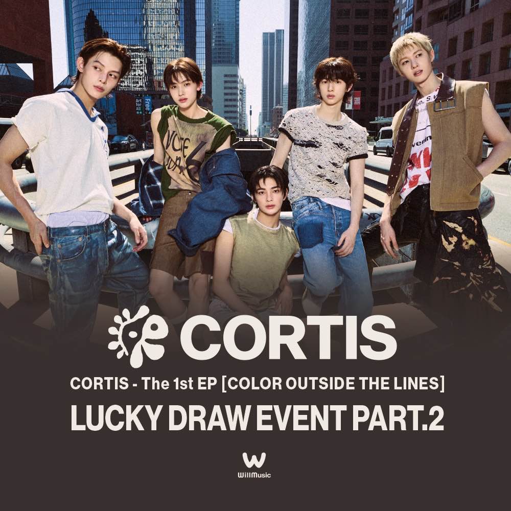 SET] CORTIS - The 1st EP [COLOR OUTSIDE THE LINES] LUCKY DRAW