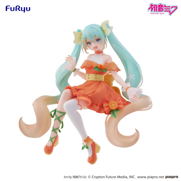 FURYU 景品泡麵蓋公仔初音未來Citrus ver.