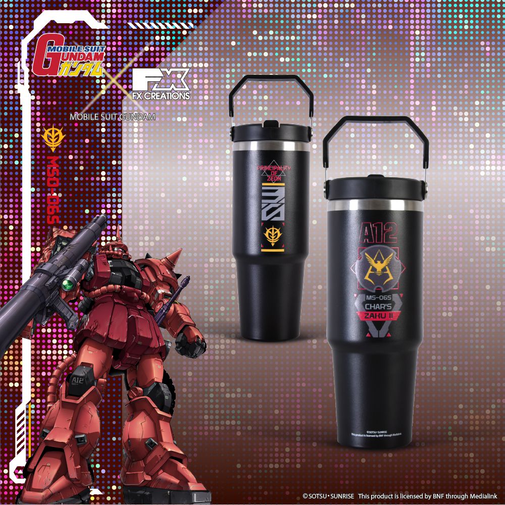 機動戰士鋼彈】MS-06S 夏亞專用薩克II 不鏽鋼保溫杯FXG357-01
