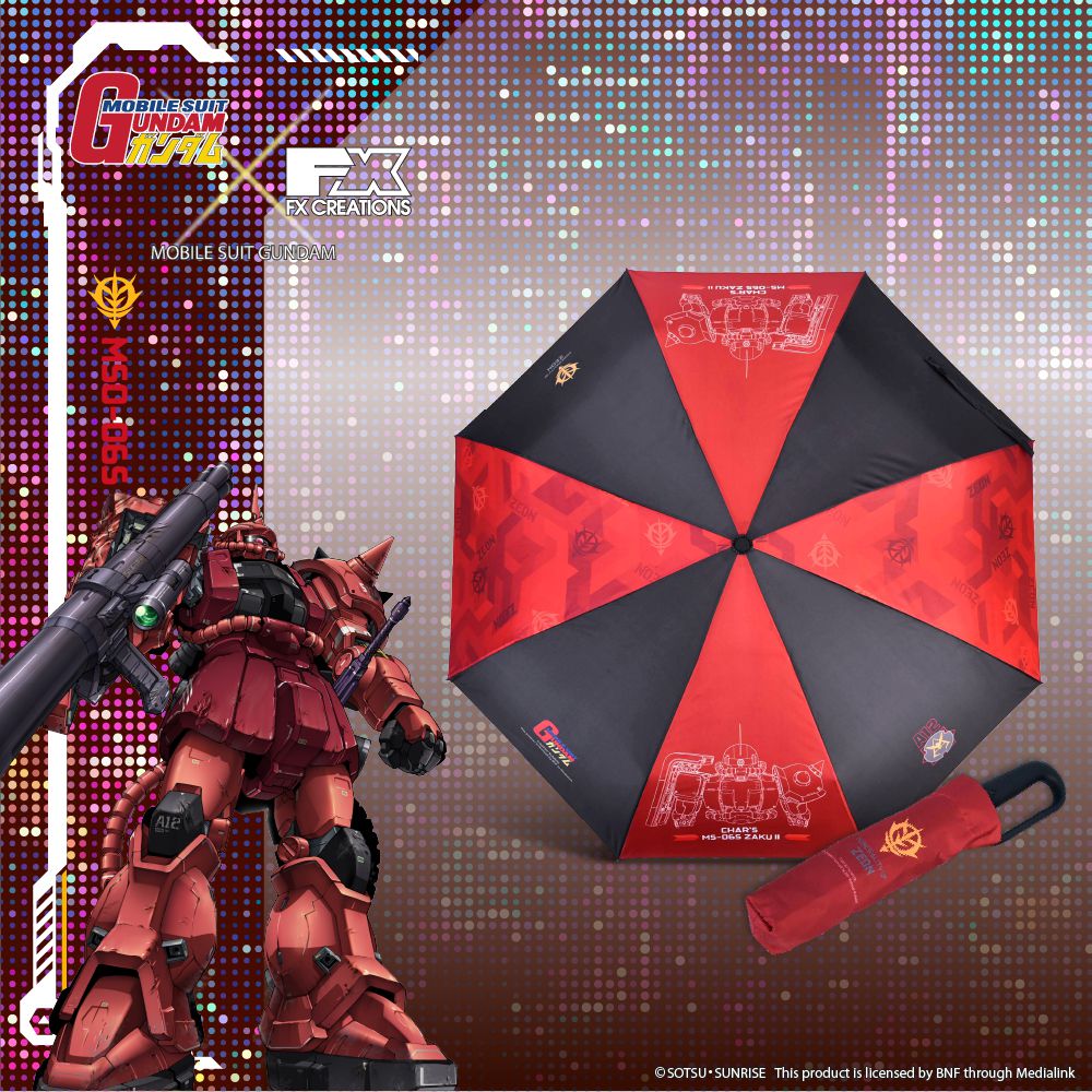 機動戰士鋼彈】MS-06S 夏亞專用薩克II 自動折疊傘FXG358-89