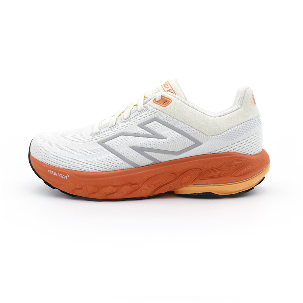 New Balance Fresh Foam X 860 V14 白橘緩震慢跑休閒運動鞋女款J3263