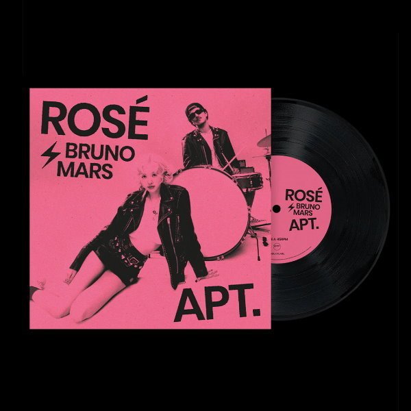 Rose & Bruno Mars - APT. (7吋黑膠唱片) | 熱銷推薦| 微樂客