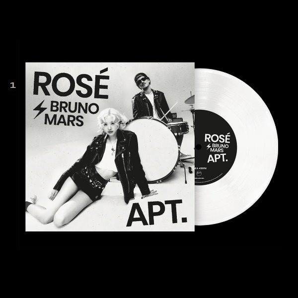 Rose & Bruno Mars - APT. (7吋彩膠唱片) | 熱銷推薦| 微樂客