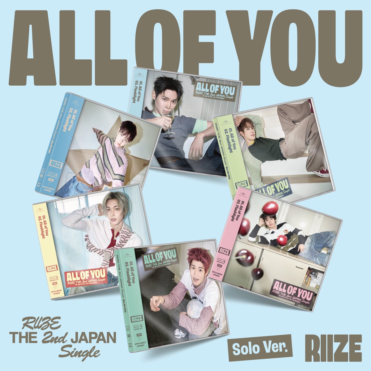 RIIZE - All of You The 2nd Japan Single 成員盤| 熱銷推薦| 微樂客