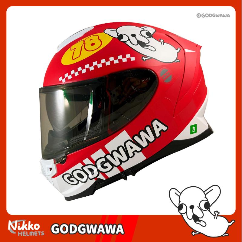 2026年最新聯名款】NIKKO N806 Godgwawa 變種吉娃娃飆風吉速消光炙焰紅