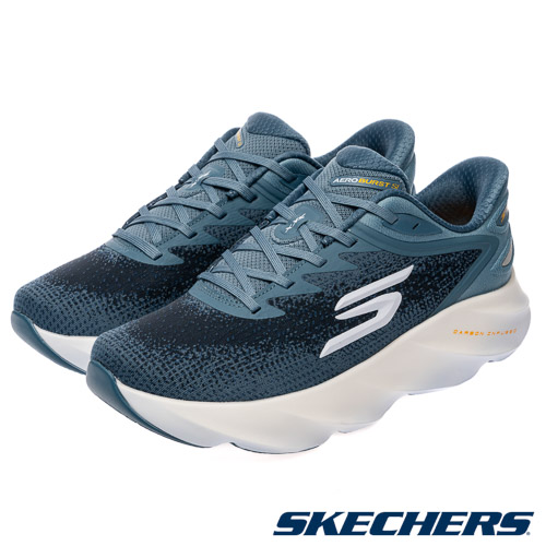 SKECHERS 男競速跑鞋系列SKX AERO BURST 寬楦款(246215WSLT) | 熱銷