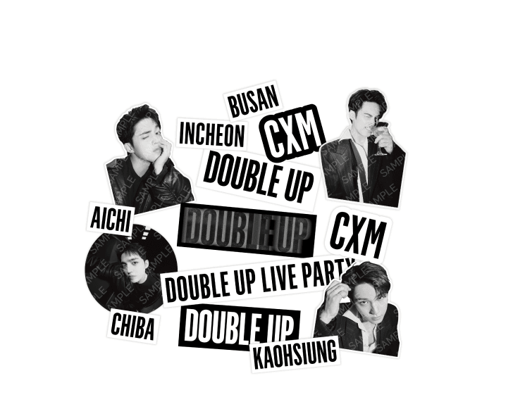 週邊] CxM ( SEVENTEEN ) 'DOUBLE UP' LIVE PARTY IN INCHEON MD 貼紙