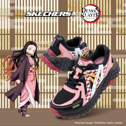 SKECHERS 女休閒系列鬼滅之刃聯名款-竈門禰豆子款(800036BKMT) | 熱銷