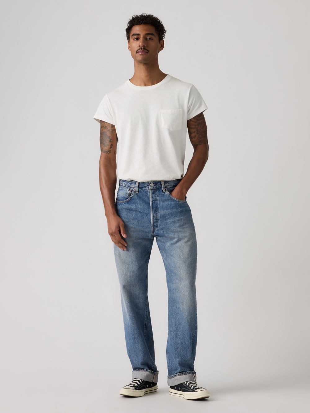LEVI'S® VINTAGE CLOTHING 1955's 501®XX 赤耳丹寧牛仔褲/ LVC / 55501