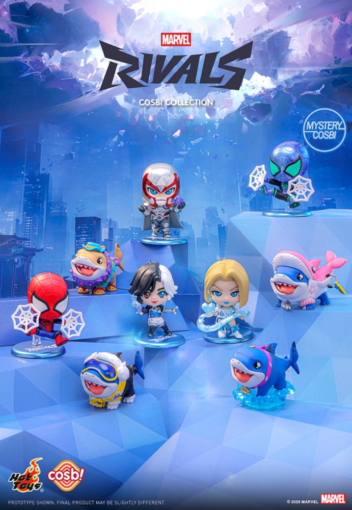 HOT TOYS CBX328 漫威漫威爭鋒Q版公仔盲盒套組(8入)