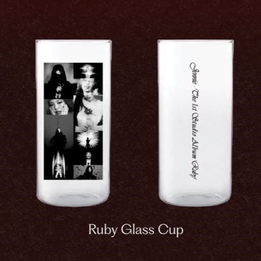 アイドル JENNIE THE 1STSTUDIOALBUM RUBY GLASS CUP MERCHADISE] JENNIE A YEAR IN RUBY MD RUBY GLASS CUP RUBY | Popular