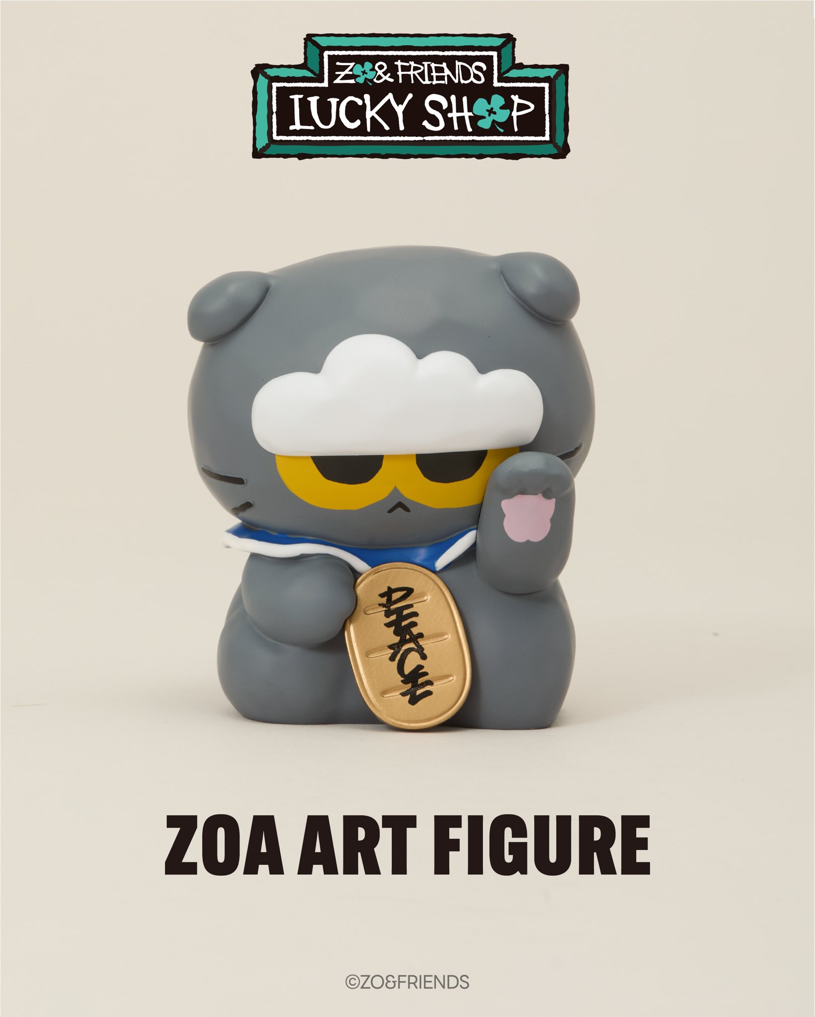 ZO&FRIENDS LUCKY SHOPZOA アートフィギュア MERCHADISE] ZO&FRIENDS LUCKY SHOP POP-UP MD ZOA ART FIGURE